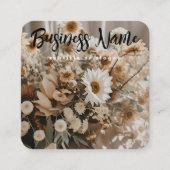 Chic floral | ästhetisch | Boho | Visitenkarte (Vorderseite)