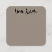 Chic floral | ästhetisch | Boho | Visitenkarte (Rückseite)