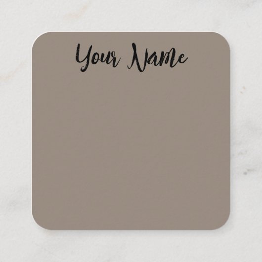 Chic floral | ästhetisch | Boho | Visitenkarte (Rückseite)