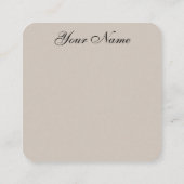 Chic floral | ästhetisch | Boho | Visitenkarte (Rückseite)