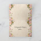 Chic Floral Best Friends werden Sie meine Bridesma Einladung (Innenseite)