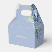 Chic Floral Blue Periwinkle Hydrangea Geschenkschachtel (Vorderseite)