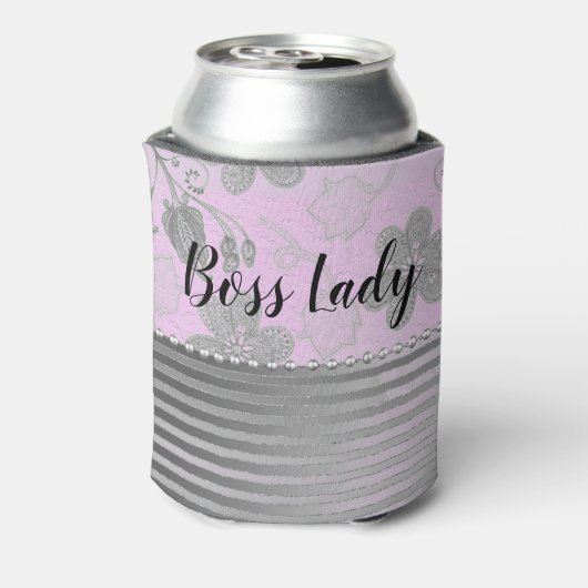 Chic Floral "Boss Lady" Dosenkühler (Kanne Rückseite)