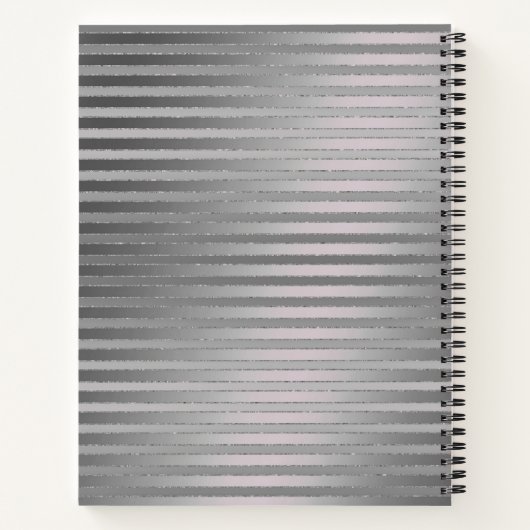 Chic Floral Boss Lady Sketch Notizblock (Rückseite)