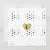 Chic Floral Botanical Stork Baby Dusche Einladung (Rückseite)