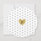 Chic Floral Botanical Stork Baby Dusche Einladung (Rückseite)