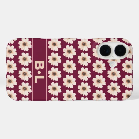 Chic Floral Case-Mate iPhone Hülle (Rückseite (Horizontal))