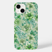 Chic Floral Damask Sage Green Case-Mate iPhone Hülle (Rückseite)