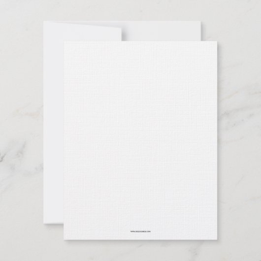 Chic Floral Design Mini-Mitteilungskarten Mitteilungskarte (Rückseite)