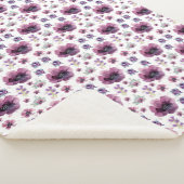 chic floral foliage purple blooming flowers sherpadecke (3/4)