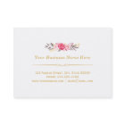 Chic Floral Gold Rahmen Makeup Artist Beauty Salon