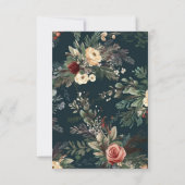 Chic Floral Kundenempfehlung Vielen Dank Dankeskarte (Rückseite)