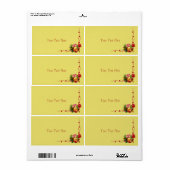 Chic Floral Label (Vorne)