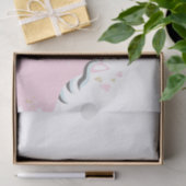 Chic Floral Magical Unicorn Girl's Birthday Party Seidenpapier (Geschenk)