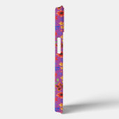 Chic Floral Miniprint auf Blue iPhone 6 Xtreme Fal Case-Mate iPhone Hülle (Rückseite / Rechts)