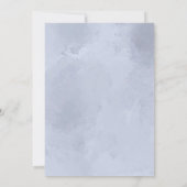 Chic Floral Moon Twinkle Little Star Gender Reveal Einladung (Rückseite)