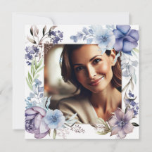Chic & Floral Mother Day Card mit individuellem Fo