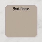 Chic floral | neutral | Boho | Visitenkarte (Rückseite)