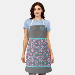 Chic Floral Personalisierte Schürze