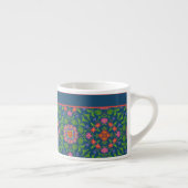 Chic Floral Rangoli Deep Blue Espresso Match Espressotasse (Rechts)