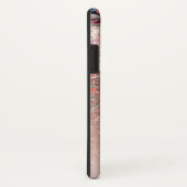 Chic Floral Rose Gold Glitzer iPhone X Fall Case-Mate iPhone Hülle (Hinten/Rechts)