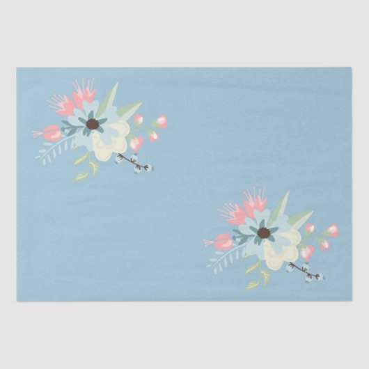 Chic Floral Seidenpapier (Vorderseite)