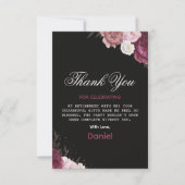 Chic Floral Surprise Retirement Party 2025 Dankeskarte (Vorderseite)