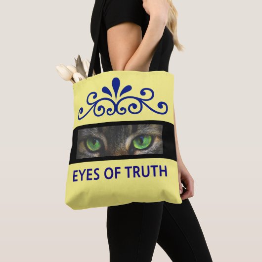 Chic floral vektor Katzenaugen benutzerdefinierte Tasche (Von Nahem)