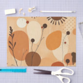 Chic floral Warm Mandala Rustikaler Herbst Seidenpapier (Handwerk)