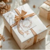 Chic Floral Watercolor Brautparty Geschenkanhänger