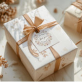 Chic Floral Watercolor Brautparty Vielen Dank Geschenkanhänger