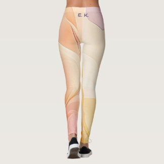 Chic Floral Watercolor Leggings