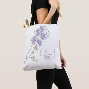 Chic Floral Wedding Bridesmaid BlackBerry ID695 Tasche
