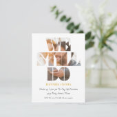 Chic Flüchtige Blick, den wir immer noch erneuern  Einladung (Stehend Vorderseite)