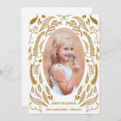 CHIC FOLIAGE | FERIENFOTOKARTE FEIERTAGSKARTE (Vorne/Hinten)