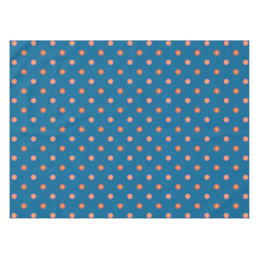 Chic Folk Art Collection Polka Dots Tableclout Tischdecke (Vorderseite (Horizontal))
