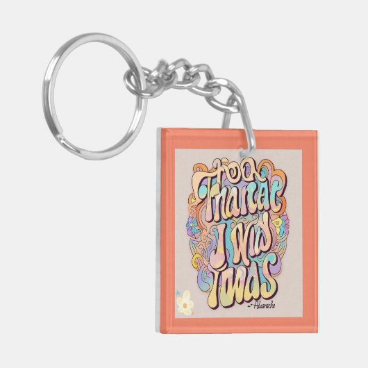 "Chic Footprints" Schlüsselanhänger (Vorderseite links)