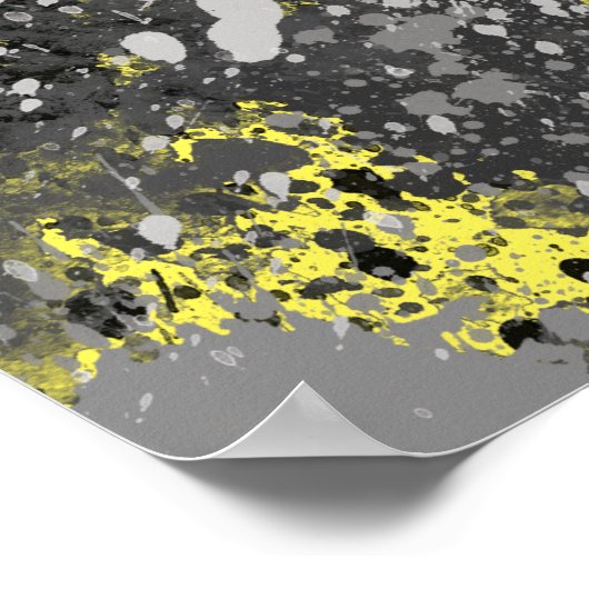 Chic Forest Abstrakt Poster (Ecke)