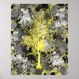Chic Forest Abstrakt Poster