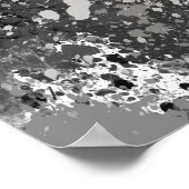 Chic Forest Abstrakt Poster (Ecke)