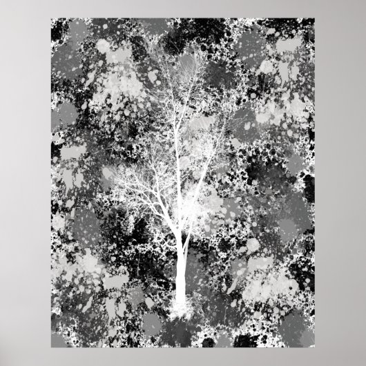Chic Forest Abstrakt Poster (Vorne)