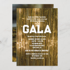 Chic Formal Corporate Gala Ball Party Fundraiser Einladung