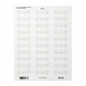 Chic formale Ecru-Schneckenwerk-Rand-Hochzeit (Vorne)