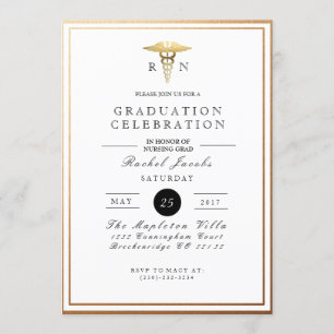 Chic & formale Krankenpflege Aufforderung zur Ei Einladung