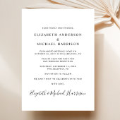 Chic Foto Hochzeitsempfang Save The Date