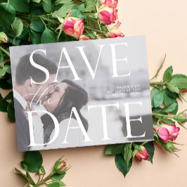 Chic Foto LG Save the Date Einladung