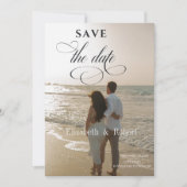 Chic Foto Save the Date (Vorderseite)