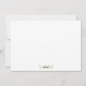 Chic Foto Valentinstag Feiertagskarte (Rückseite)