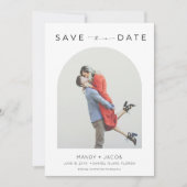 Chic Foto Wedding Save the Date (Vorderseite)