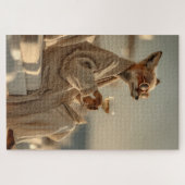 Chic Fox Relaxen im Stil Puzzle (Horizontal)